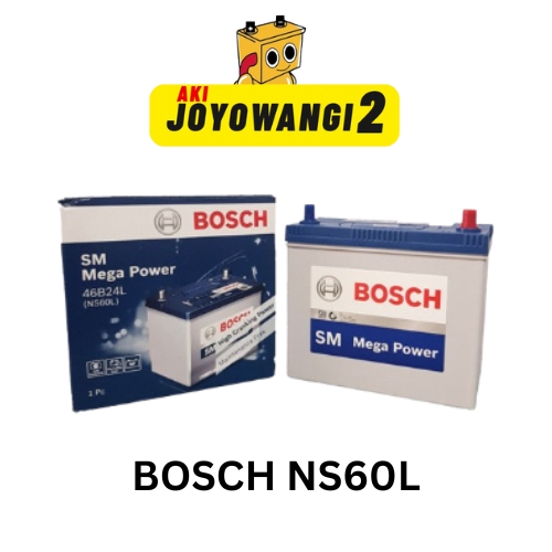 Aki Mobil 46B24L / 46B24R Bosch Accu Kering PRODUK ASLI 100% ORIGINAL