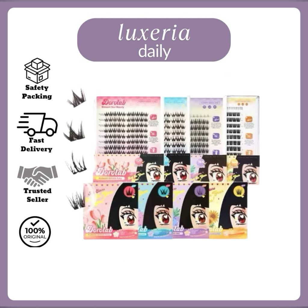 Dorolab Flower Eyelash Seri | Irish Langsung Tempel