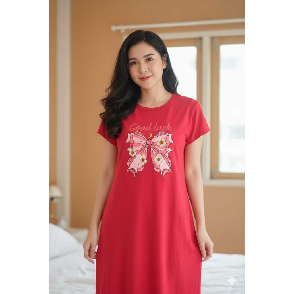 Dress Polos Rayon Spandex/ Dress Wanita/ Dress Wanita Baby Doll/ Dress Basic/ Baju Dinas Rumah Wanit