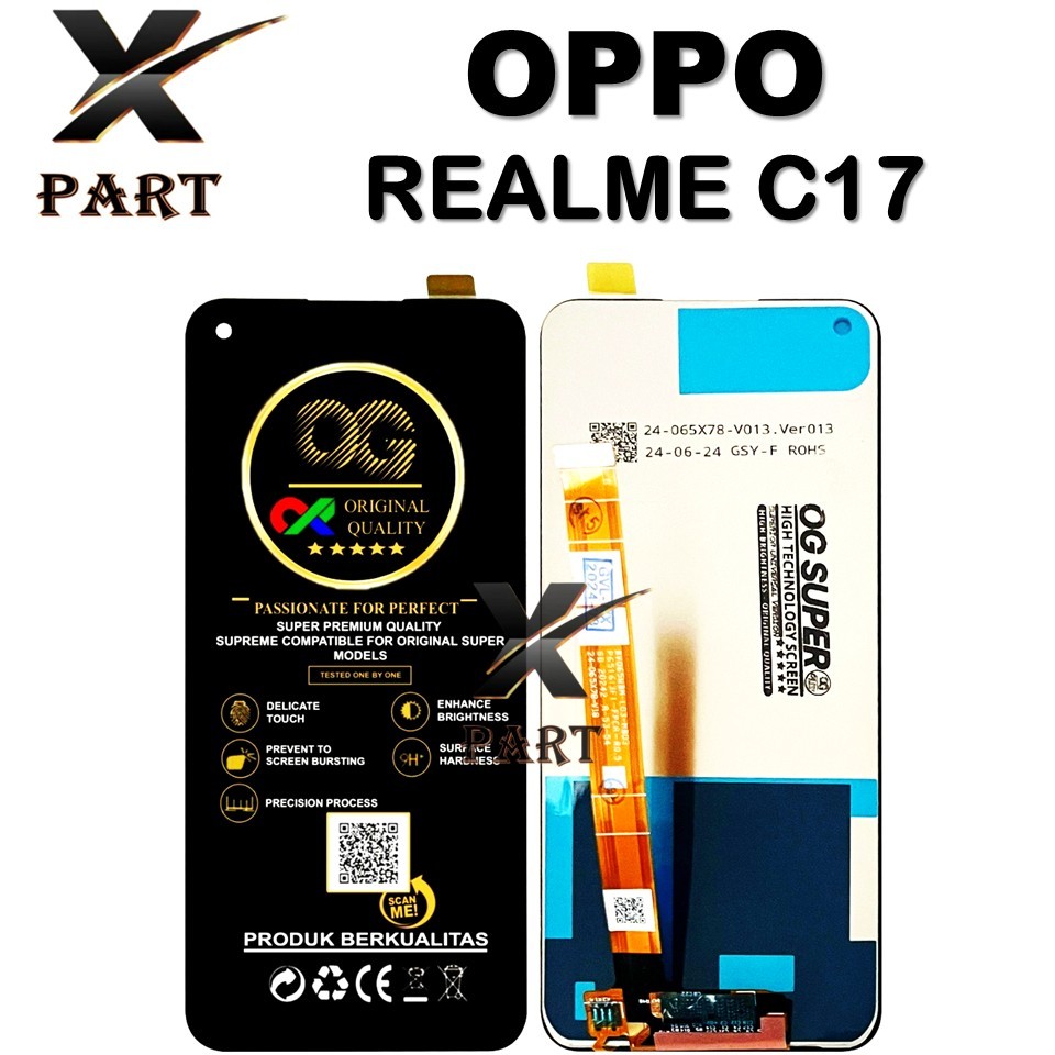 LCD TOUCHSCREEN REALME C17 ORIGINAL 100%