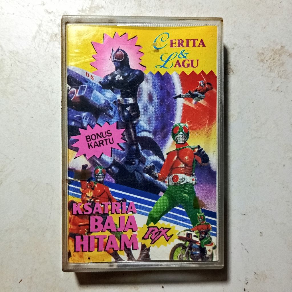 Kaset Ksatria Baja Hitam RX
