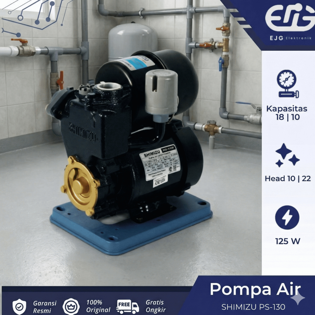 Shimizu pompa shimizu otomatis PS-130 BIT
