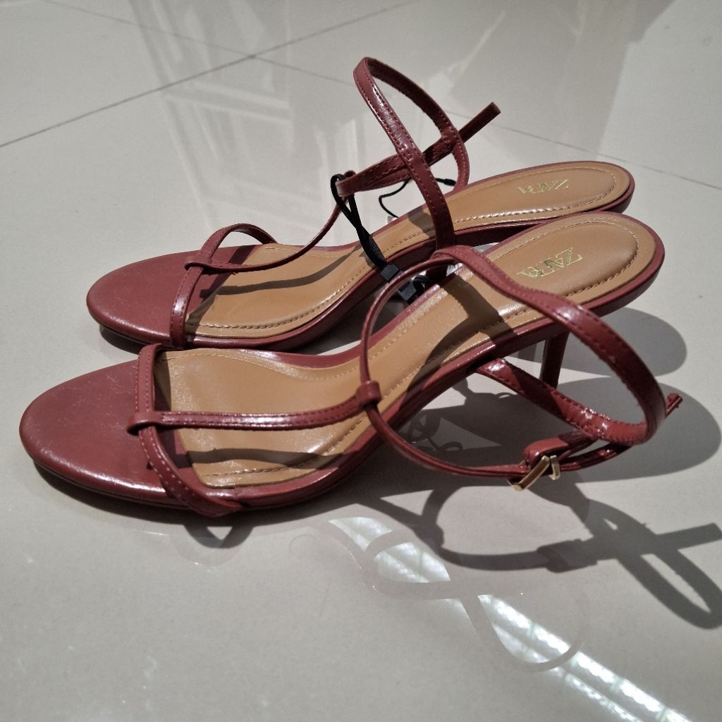 ZARA SEPATU HIGH HEELS TILETTO BARU ASLI ORIGINAL