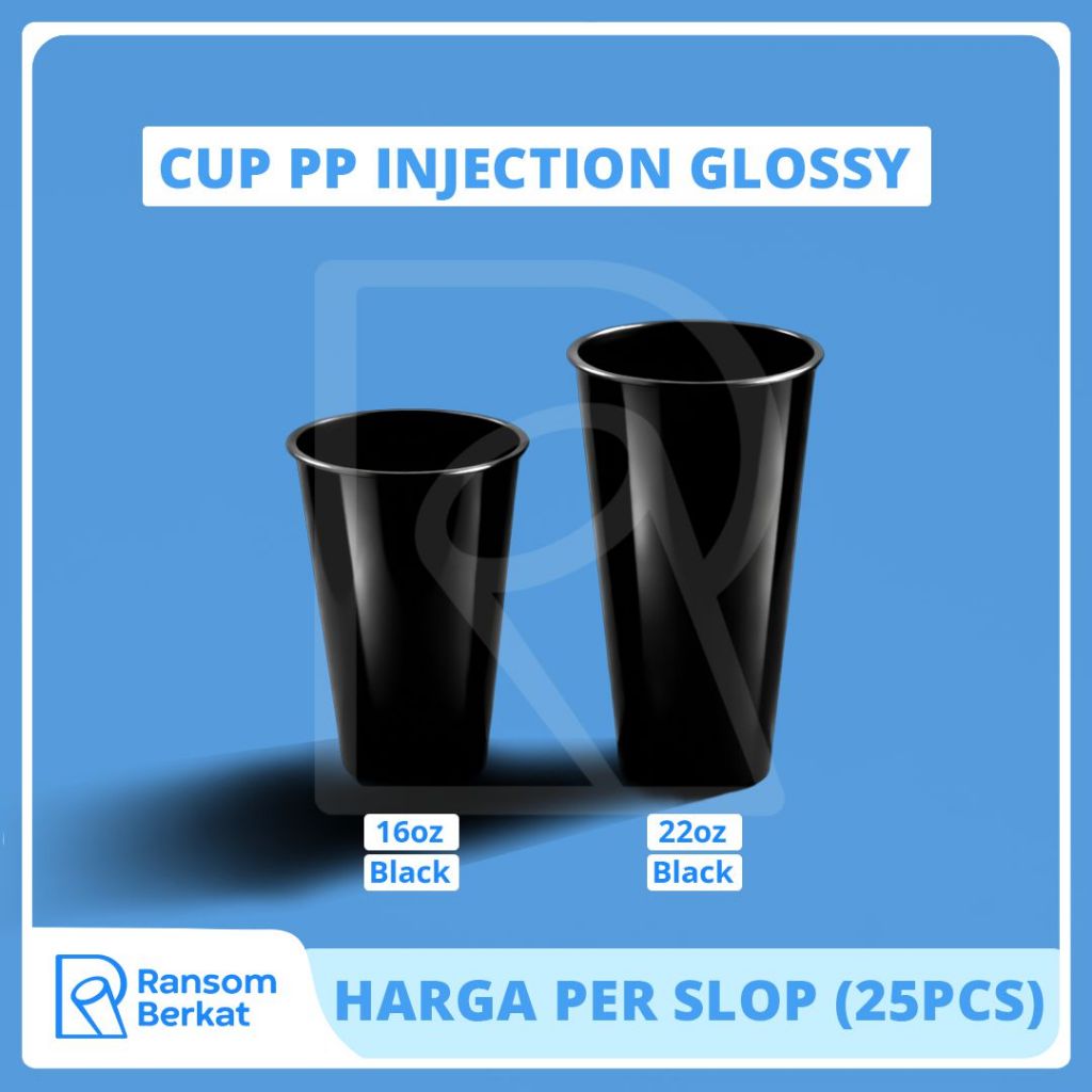 Gelas Plastik Plastic Cup PP Injection Glossy