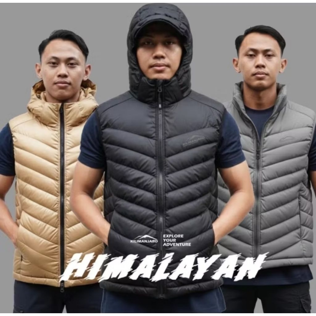 Vest Kilimanjaro Himalayan- Vest Kilimanjaro Himalayan - Jaket Rompi Kilimanjaro Synthetic Down - Ja