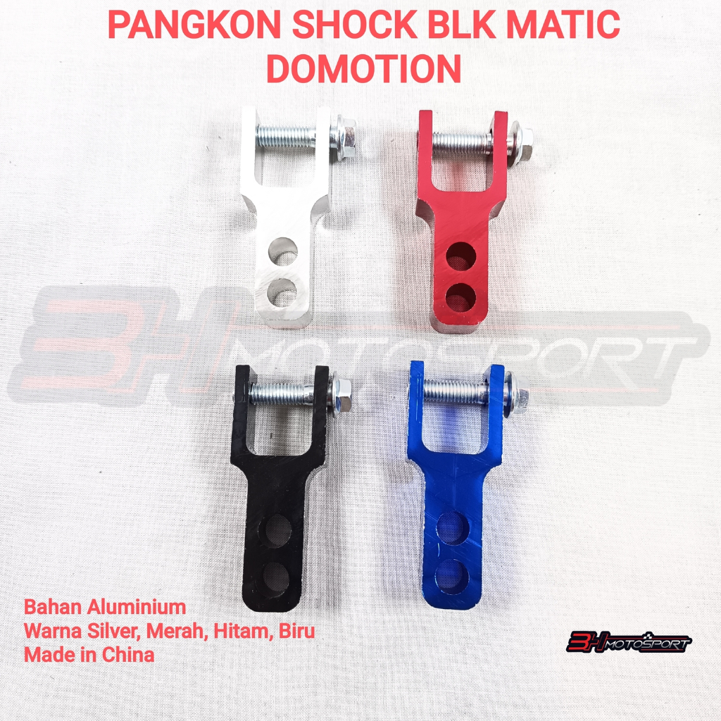 PANGKON SHOCK BELAKANG MATIC DOMOTION BRACKET DUDUKAN PENINGGI SKOK MOTOR UNIVERSAL