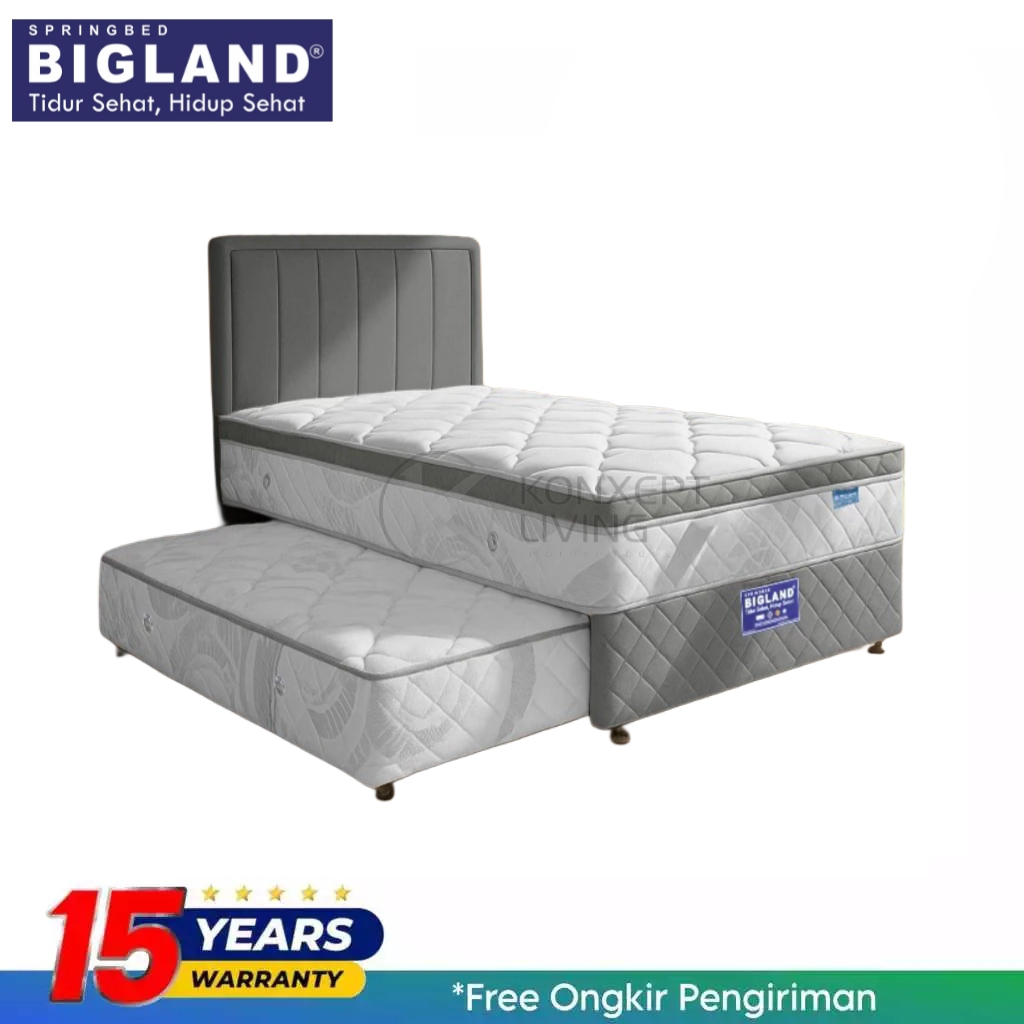 Bigland Kasur Sorong Twinbed Galaxy 2in1 Bedset Free Ongkir