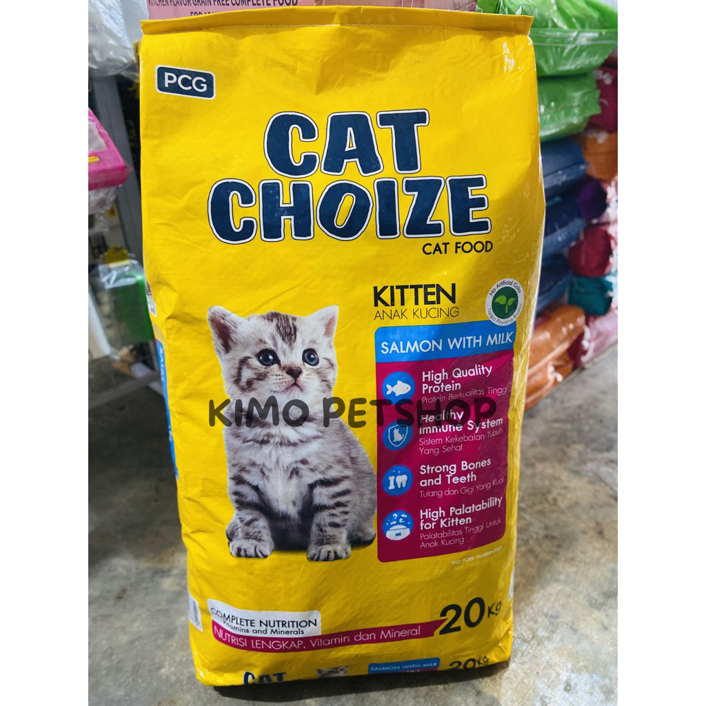 Cat choize Kitten Salmon 20kg Makanan Kucing Karungan