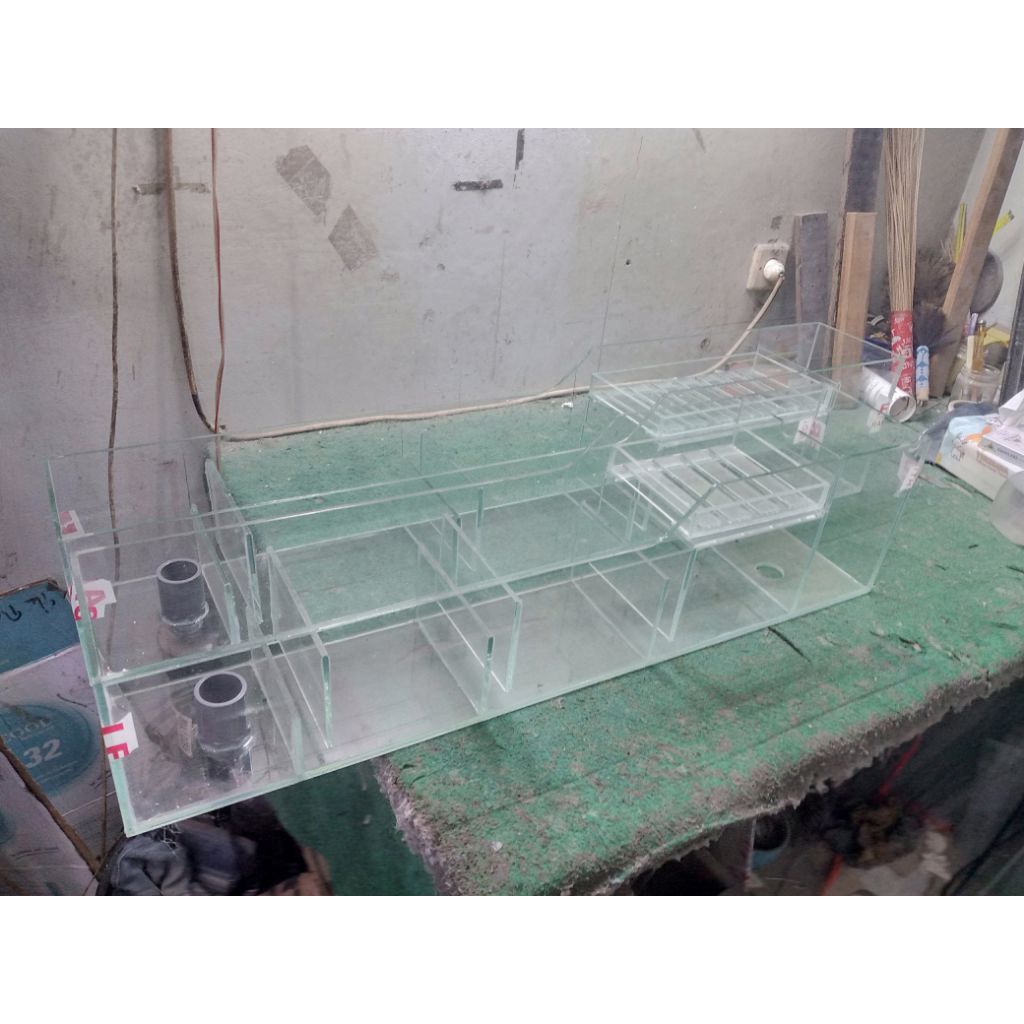 top filter talang kaca China style UK 100cm