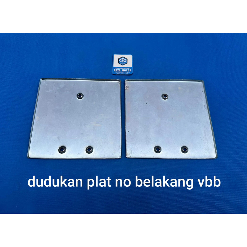 tempat plat nomor vespa vbb dudukan