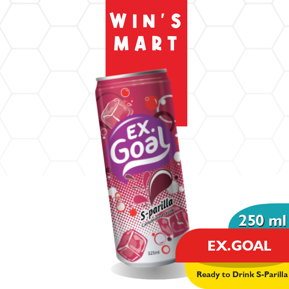 Ex.Goal Minuman Kaleng Soda S-Parilla 1 Dus 20 Botol