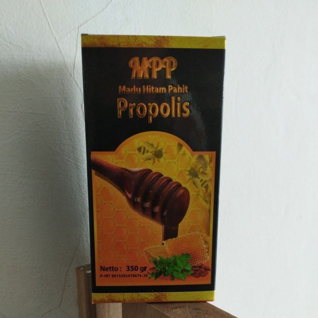 MUJAROB MPP MADU HITAM PAHIT PROPOLIS 350GR