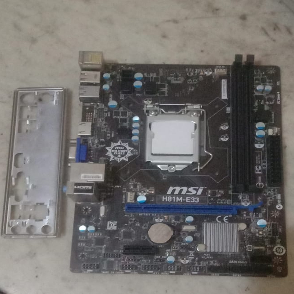 Motherboard MSI H81M-E33 (RUSAK)