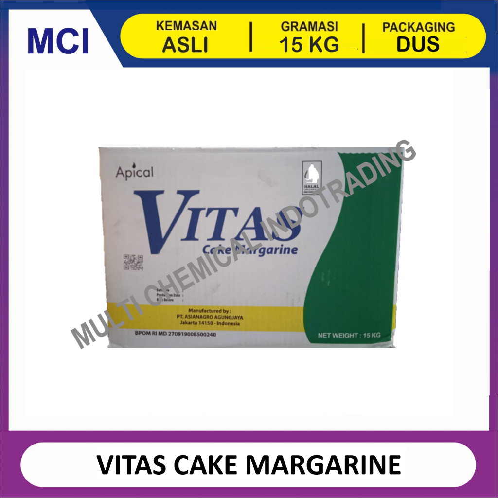 VITAS CAKE MARGARIN - 1 DUS 15 KG / MARGARINE VITAS CAKE