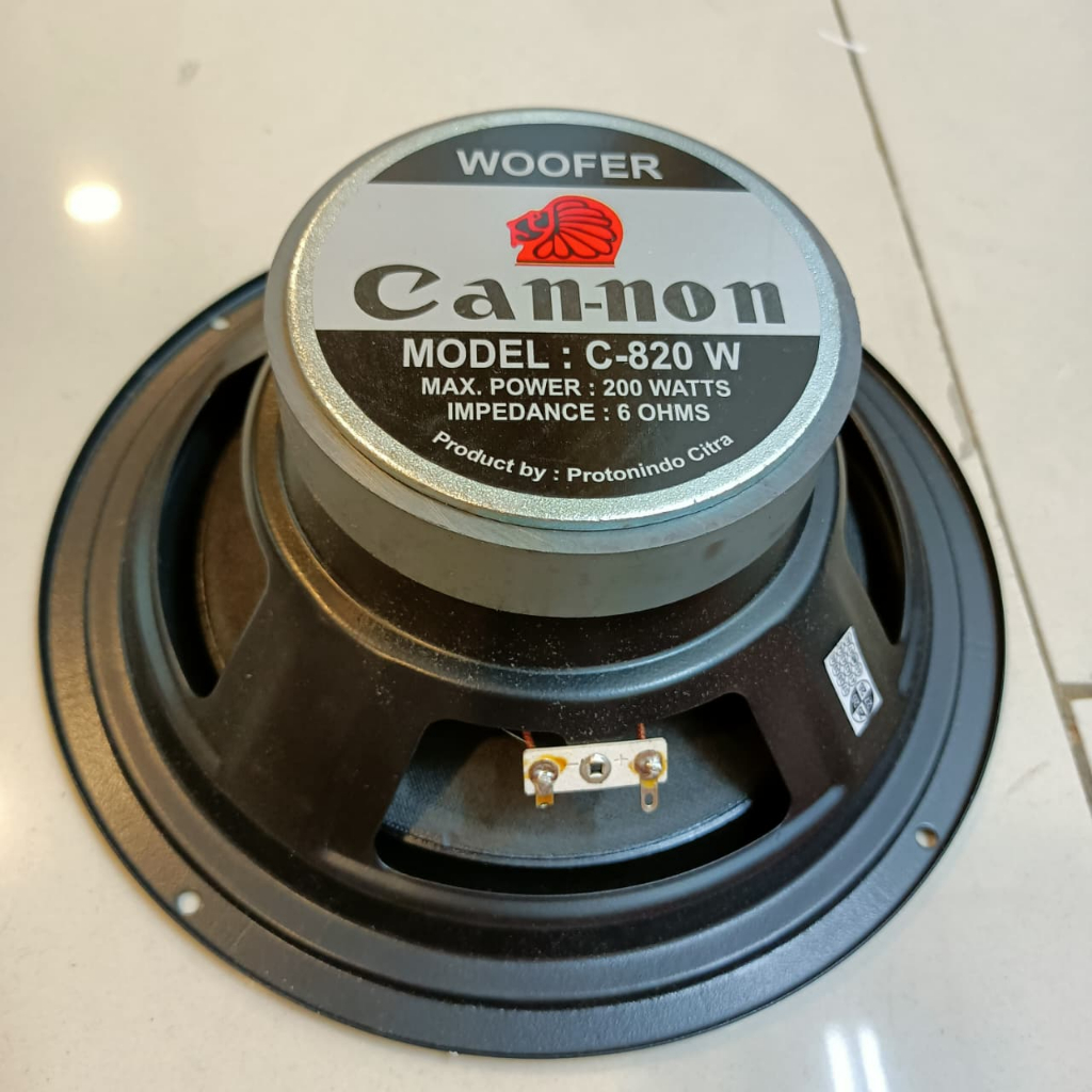 Speaker Woofer Canon 8 Inch 200 watt