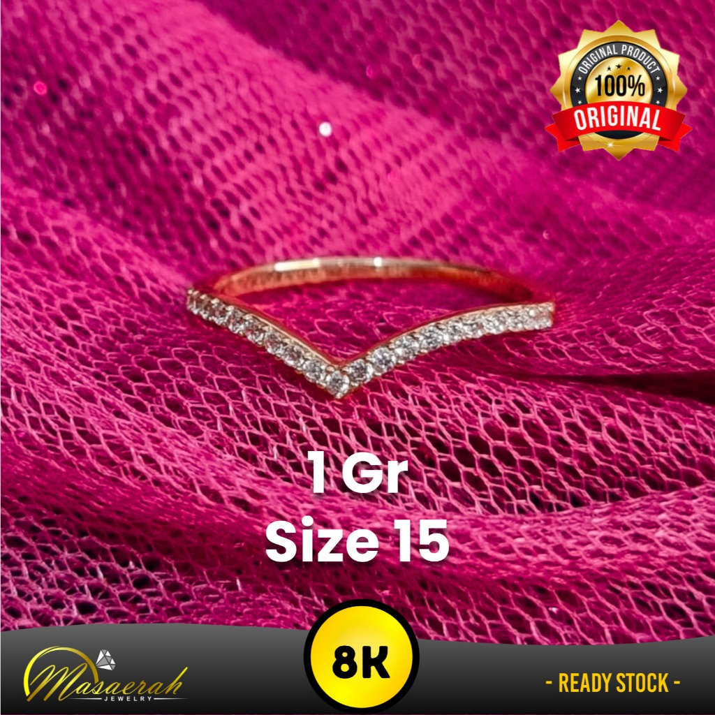 Cincin Emas 8K - Toko Emas Gajah Saerah - 1 Gram 2574