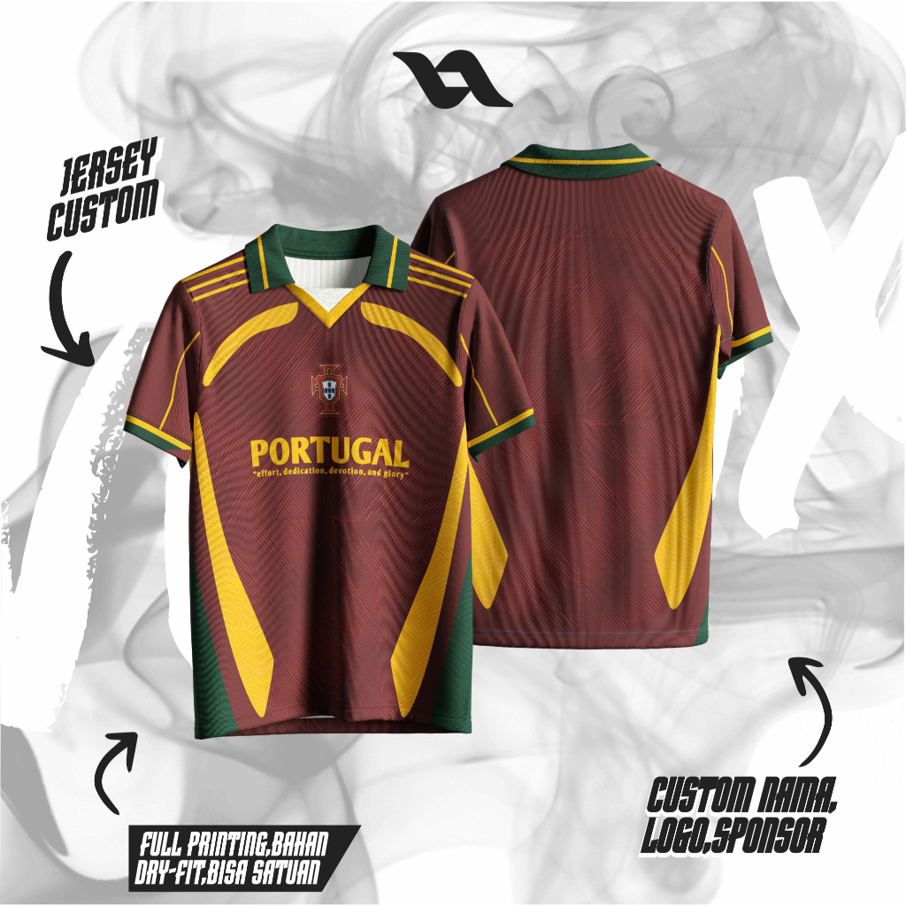 Jersey Fantasy Portugal | Jersey Retro Portugal | Jersey Clasic | Jersey Fantasi