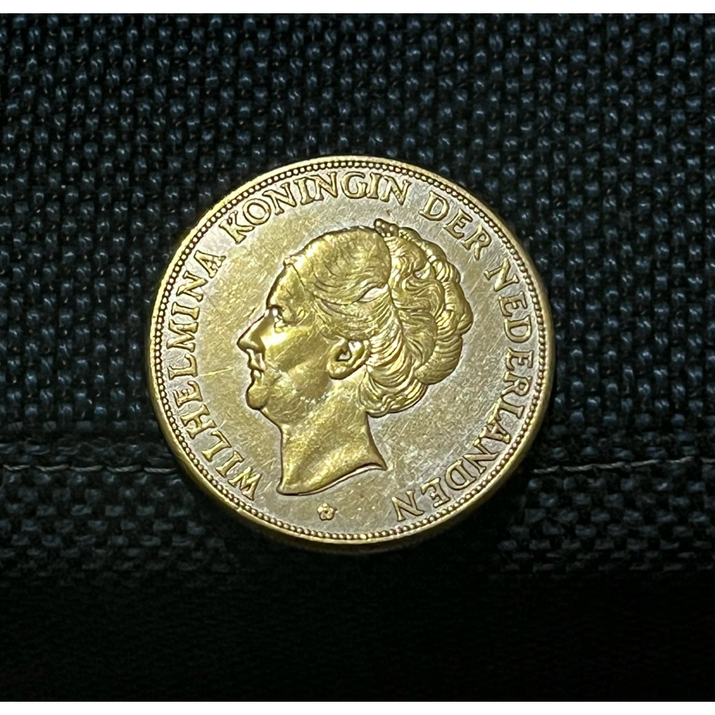 KOIN WILHELMINA KONINGIN DER NEDELANDEN 1919 TIDAK NEMPEL MAGNET