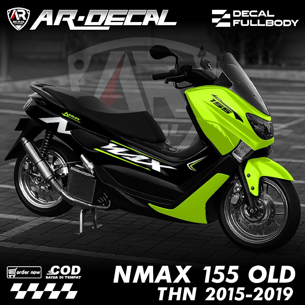 Decal Stiker Nmax Old Fullbody 2015 2016 2017 2018 2019 Decal Stiker Nmax 155 Lama Motif Racing Simp