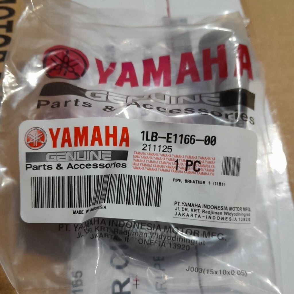 Selang hawa box filter yamaha xeon rc, xeon, GT 125 1LB-E1166-00 Original