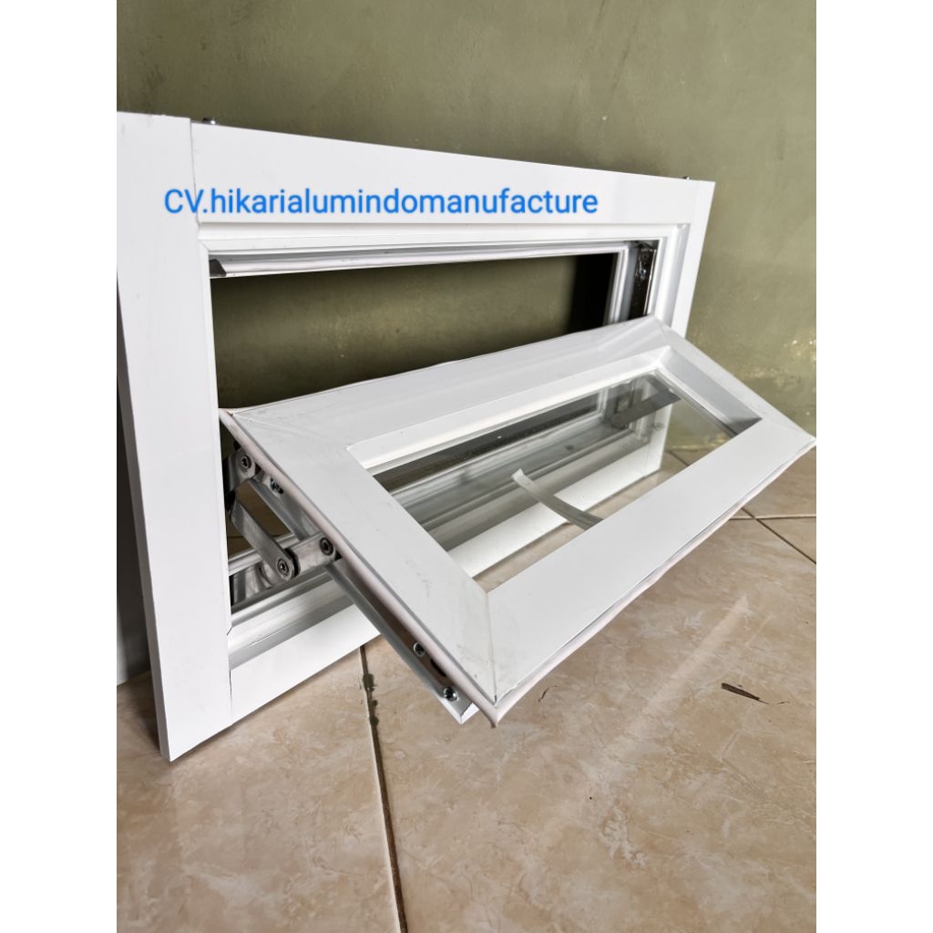 Jendela Aluminium Boven untuk dapur ukuran T 50cm x 190cm