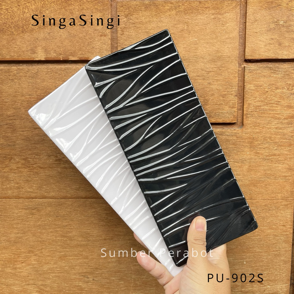 (6pcs/12pcs) - Piring Sushi Melamin - Piring Saji Melamin SINGASINGI - Piring Sajian Panjang Melamin