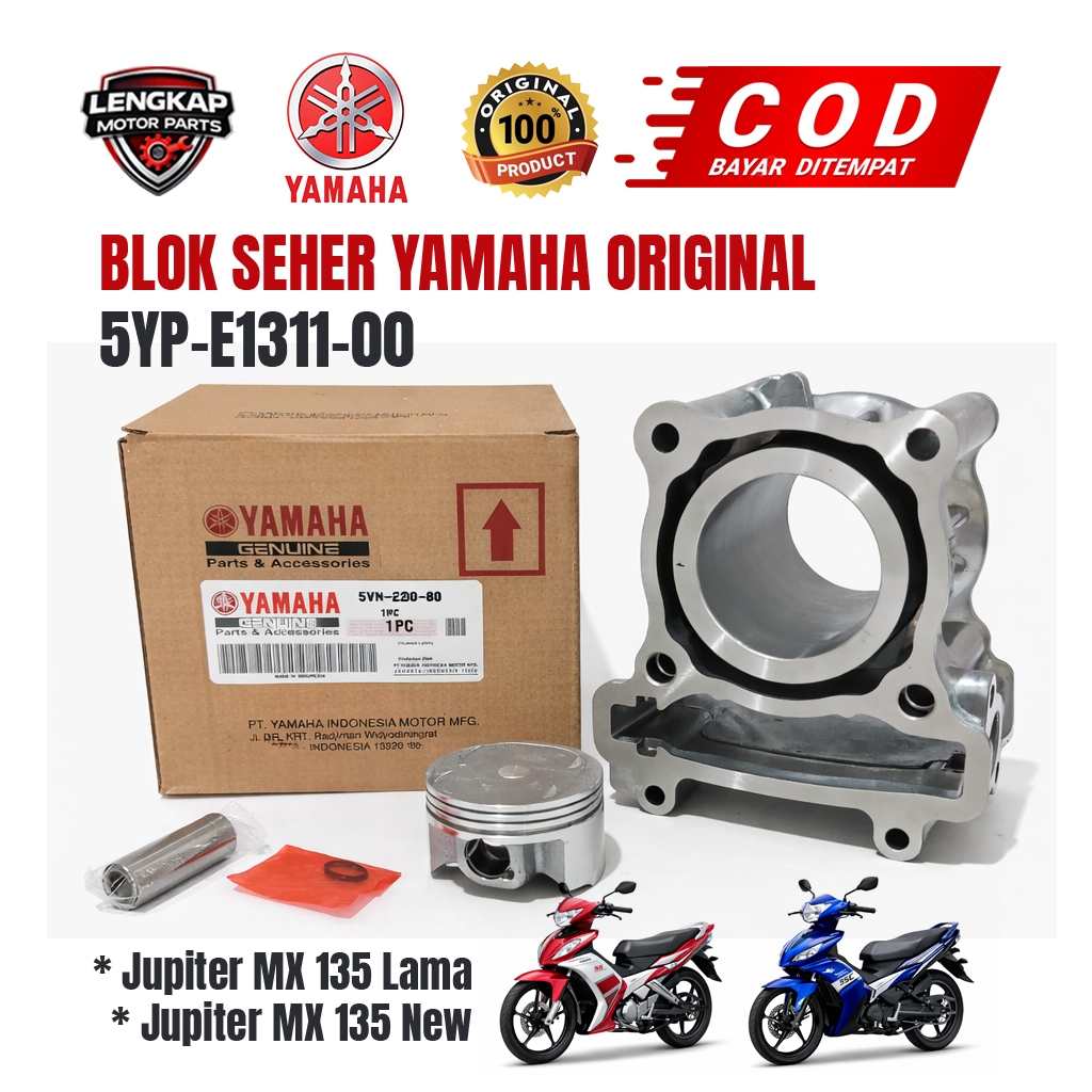 BLOK SEHER 5YP KODE : 5YP-1311-00 ORIGINAL YAMAHA JUPITER MX 135 - JUPITER MX LAMA - JUPITER MX BARU