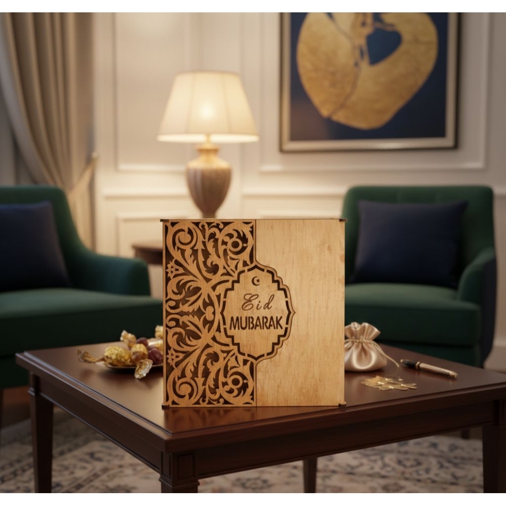 PREMIUM Box hampers kayu-Box hampers murah lebaran 2026