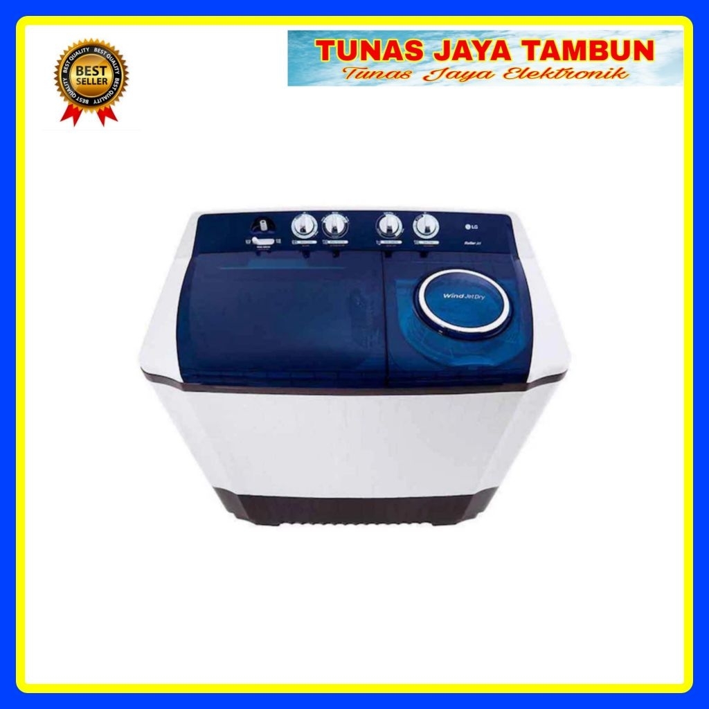MESIN CUCI LG P 1200RT / LG 1200RT / MESIN CUCI LG 12 KG 2TABUNG P1200RT