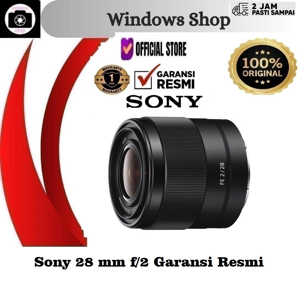 Sony FE 28mm f2 Lensa Sony 28 mm f/2 Garansi Resmi