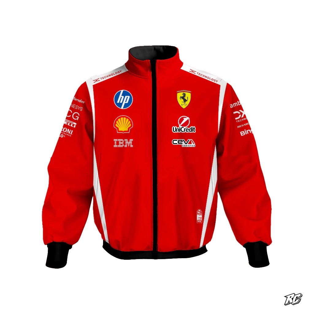 Jaket F1 Ferrari Livery 2026 Hamilton Full Printing