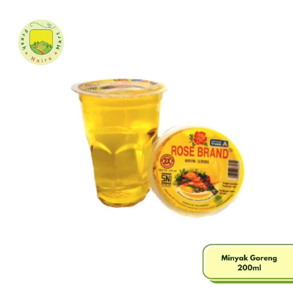 Rose Brand Minyak Goreng Cup 220 ml – Minyak Goreng Praktis Kemasan Cup