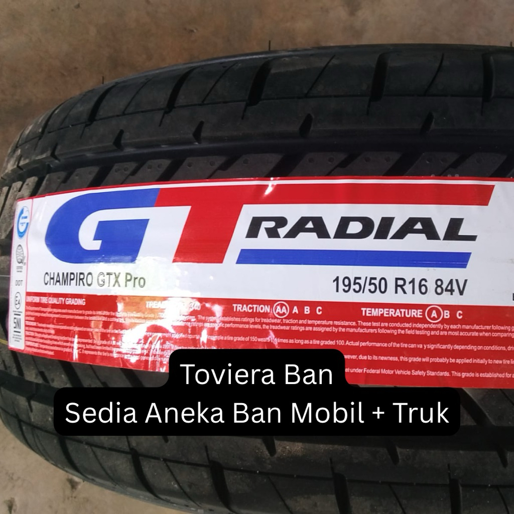 Ban Mobil 195/50 R16 GT Radial Champiro GTX PRO 195 50 16