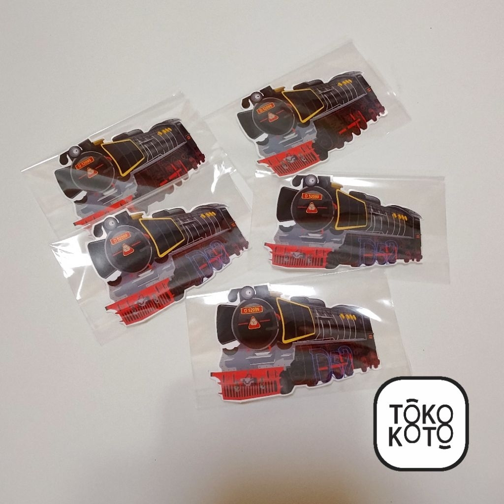 Stiker Lokomotif Uap