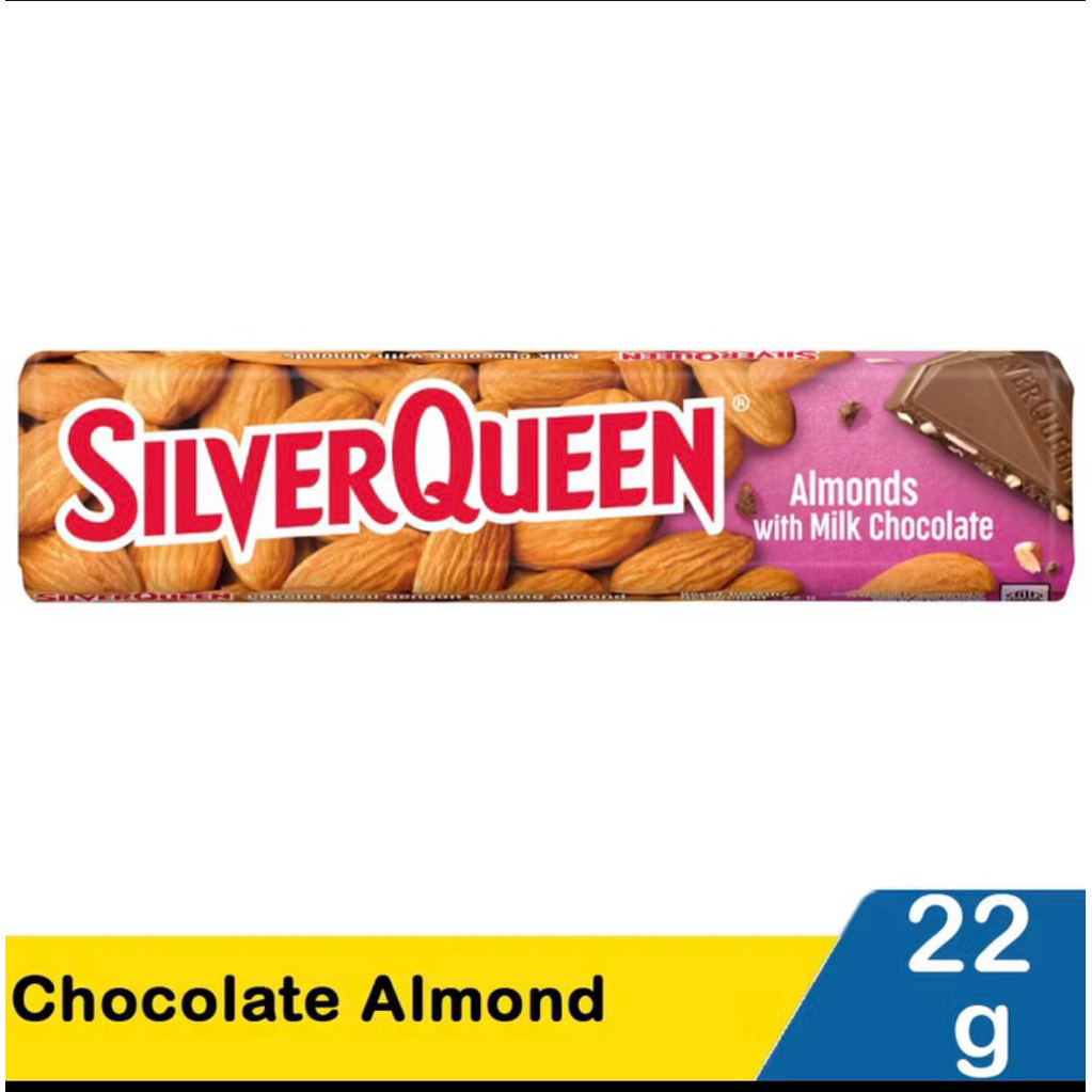 silverqueen almond , coklat murah berkualitas harga grosir