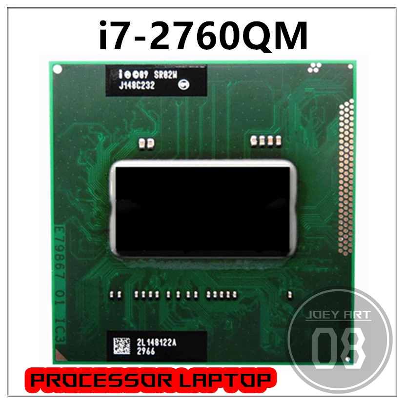 Prosesor Laptop Intel Core i7-2760QM Processor SR02W 2.40GHz Socket G2 rPGA988B