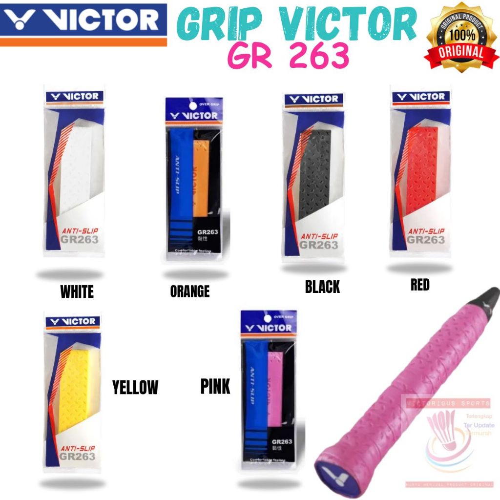 OVERGRIP BADMINTON BULUTANGKIS VICTOR GR 263 ORIGINAL