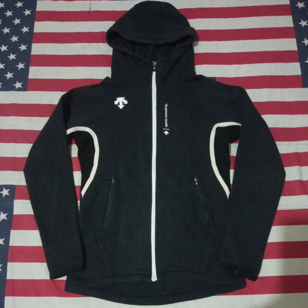 Hoodie tech Descente wanita dan anak remaja