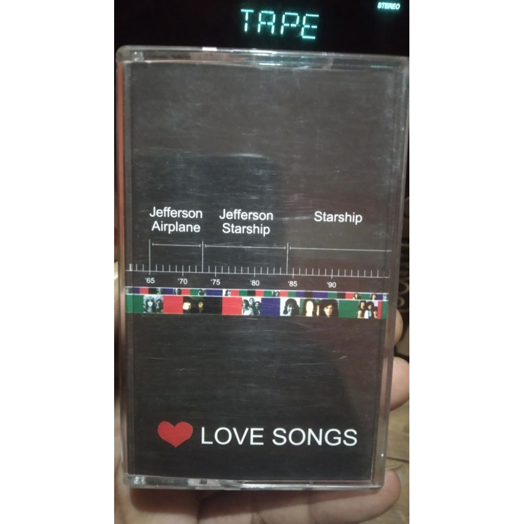 kaset pita jefferson airplane, jefferson starship, starship-love song
