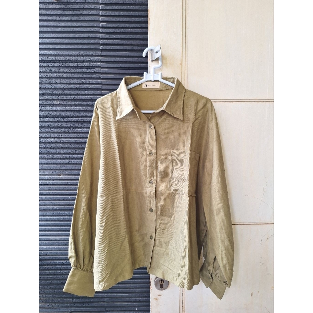 Arascarf kemeja corduroy
