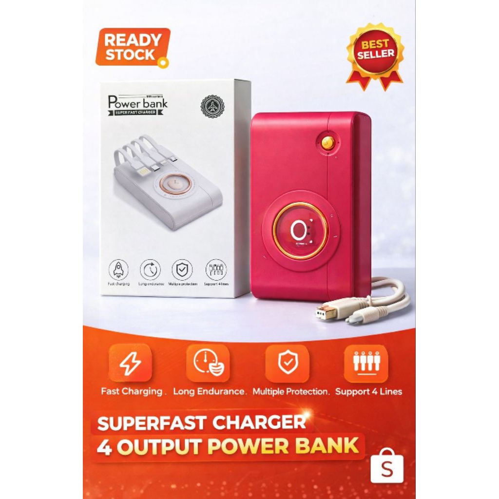 power bank super fast charger 30000mah