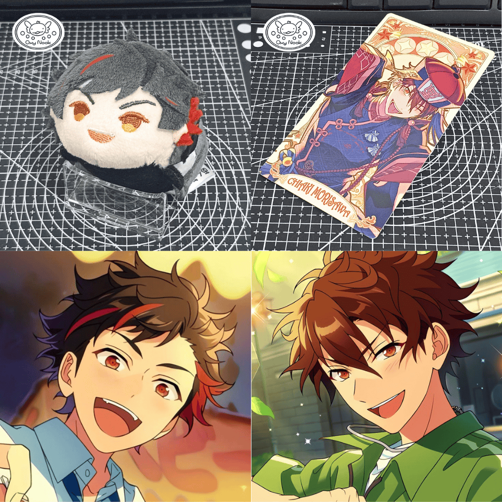 Ensemble Stars Enstars Official Merch Mochi, Omanjuu, Acrylic & Card Ryuseitai Tetora & Chiaki