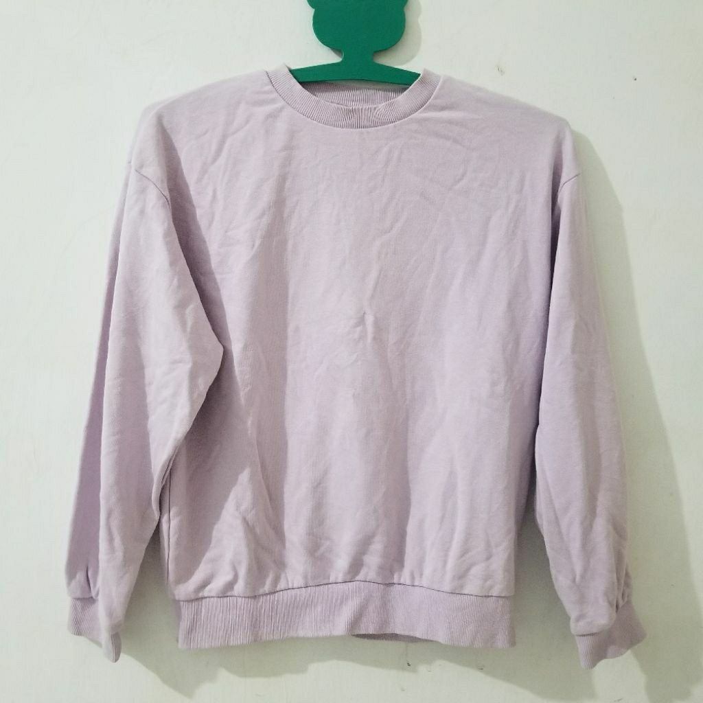 sweatshirt remaja anak ungu lilac  prelvd