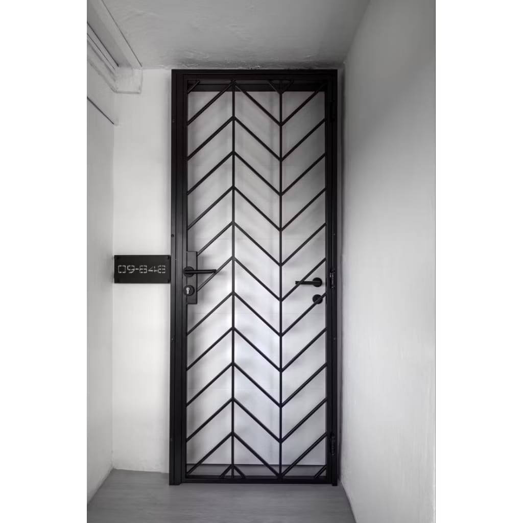 Pintu Teralis Pintu Pengaman Besi Minimalis Custom model ukuran