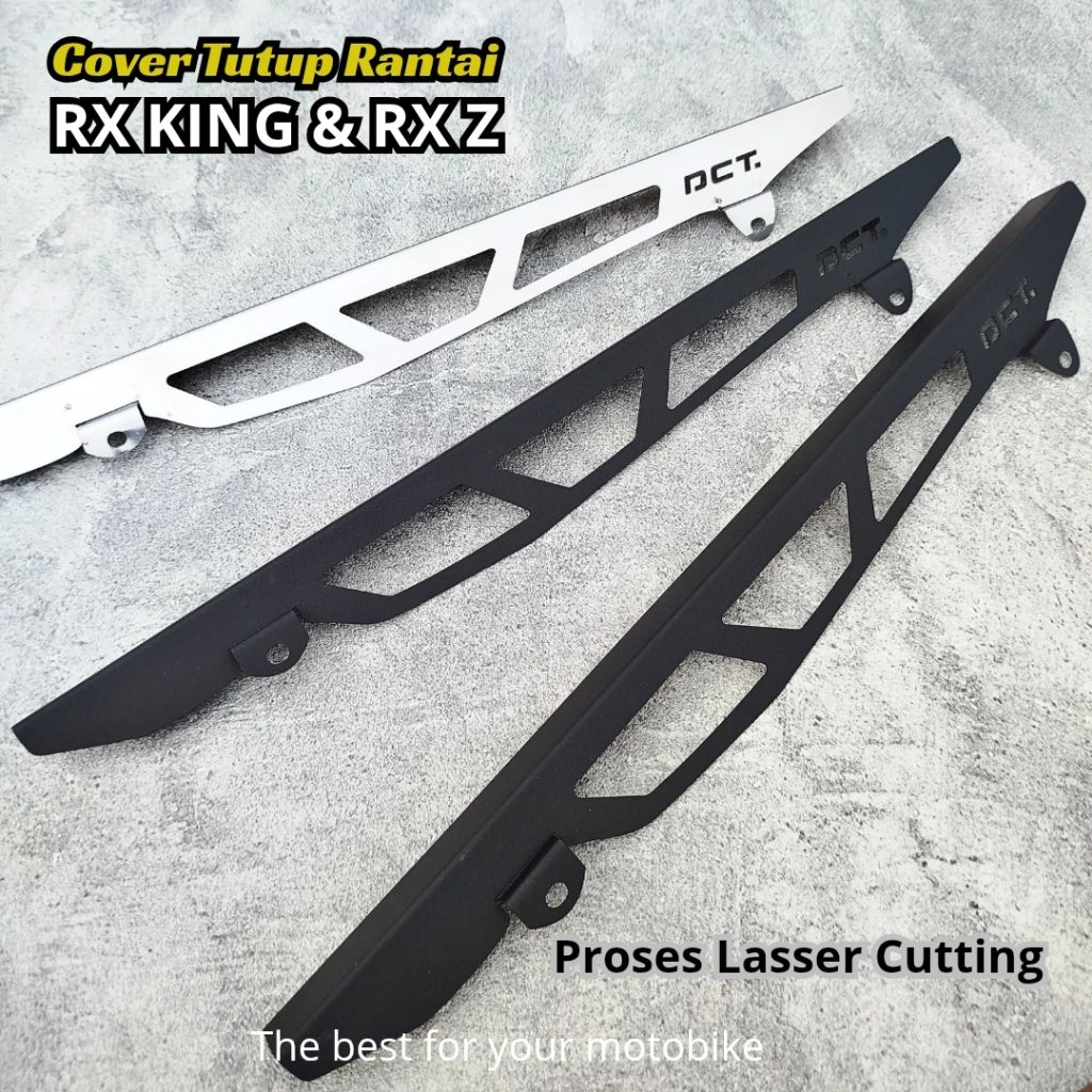 Cover Tutup Rantai Rx king Rx Z Stainless Mild steel Laser Cut