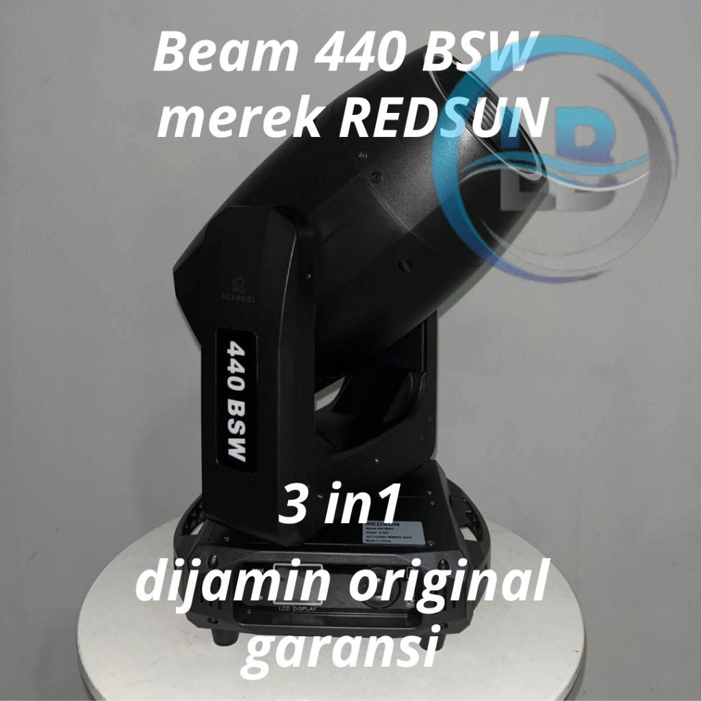 Beam 440 BSW Moving Head 3in1 Professional Stage Light – Super Terang, DMX Control, Cocok Rental Lig