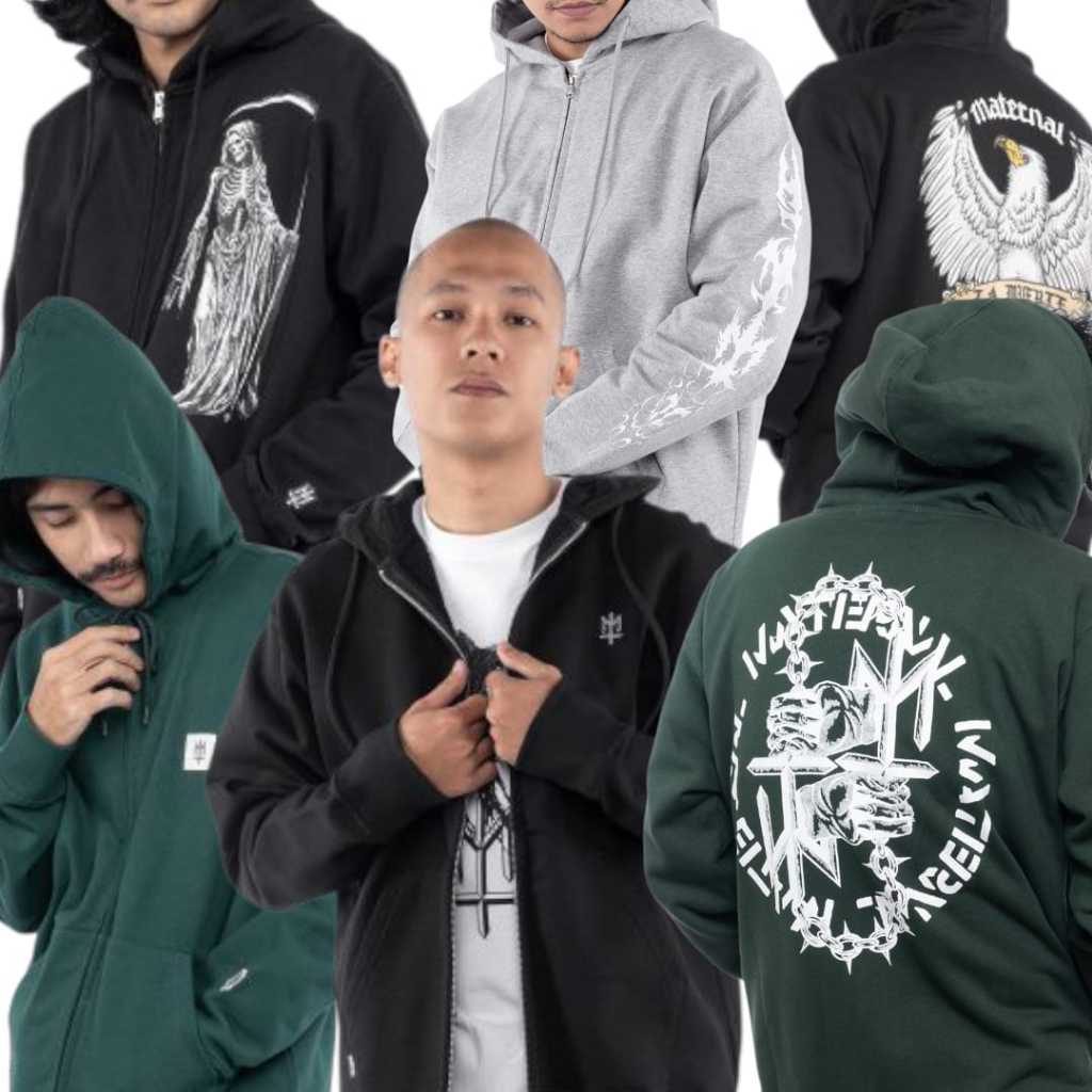 MATERNAL DISASTER ORI ZIP HOODIE