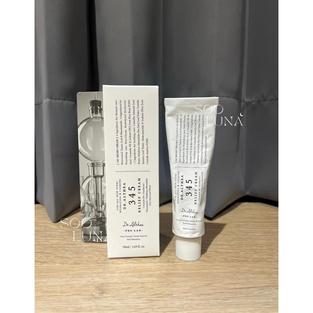 Dr. Althea 345 Relief Cream 50ml - Vegan, Melembapkan, dan Menenangkan Kulit