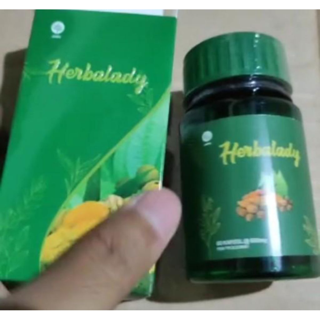 Obat Herbal Herbalady Asli Original isi 60 Capsul
