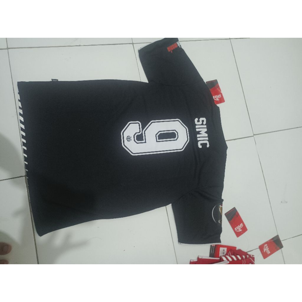 JERSEY TEMPLATE ORIGINAL SPECS PERSIJA NNS MARKO SIMIC Black sz S 2018 PIALA INDONESIA